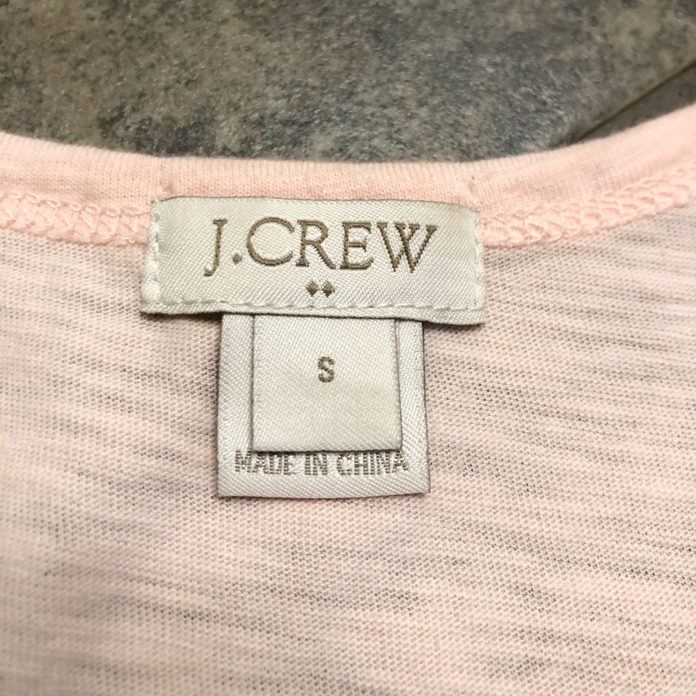❌SOLD❌ J.CREW TIERED DOT LIGHT PINK BLUSH TANK TOP - Picture 4 of 8